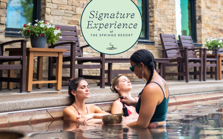 Aqua sound bathing at The Springs Resort | Signature Experience