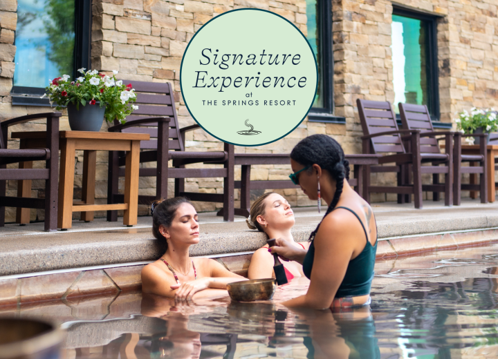 Aqua sound bathing at The Springs Resort | Signature Experience