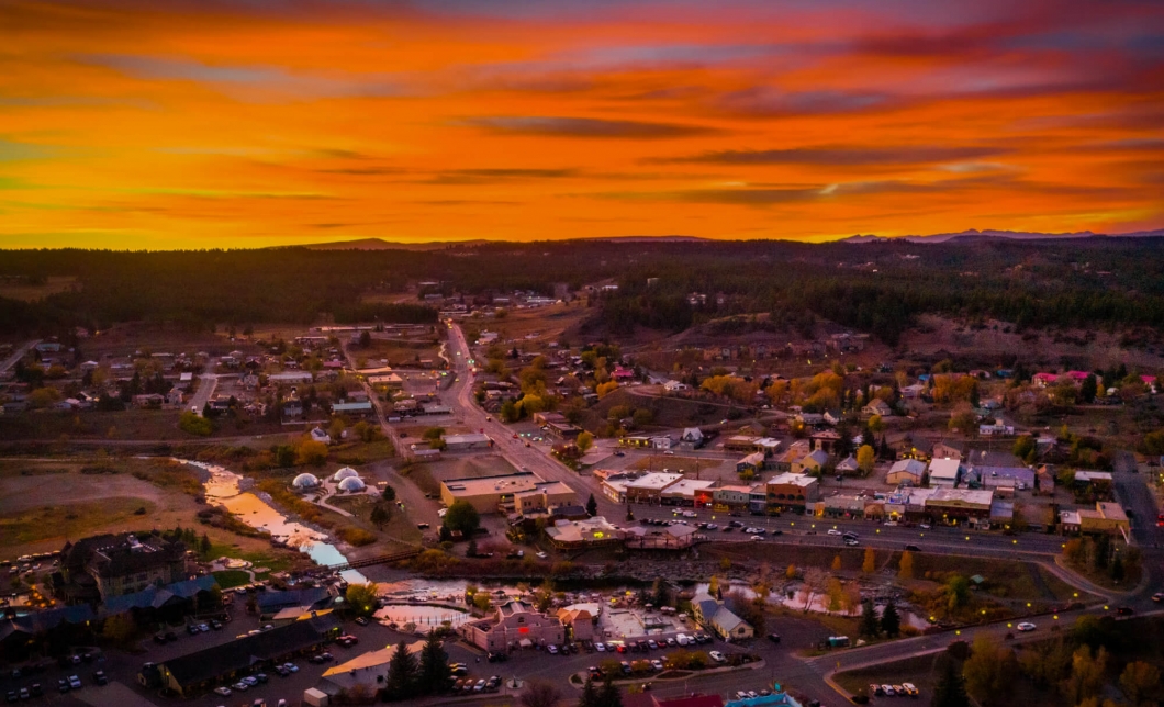 Downtown Pagosa Springs Sunset