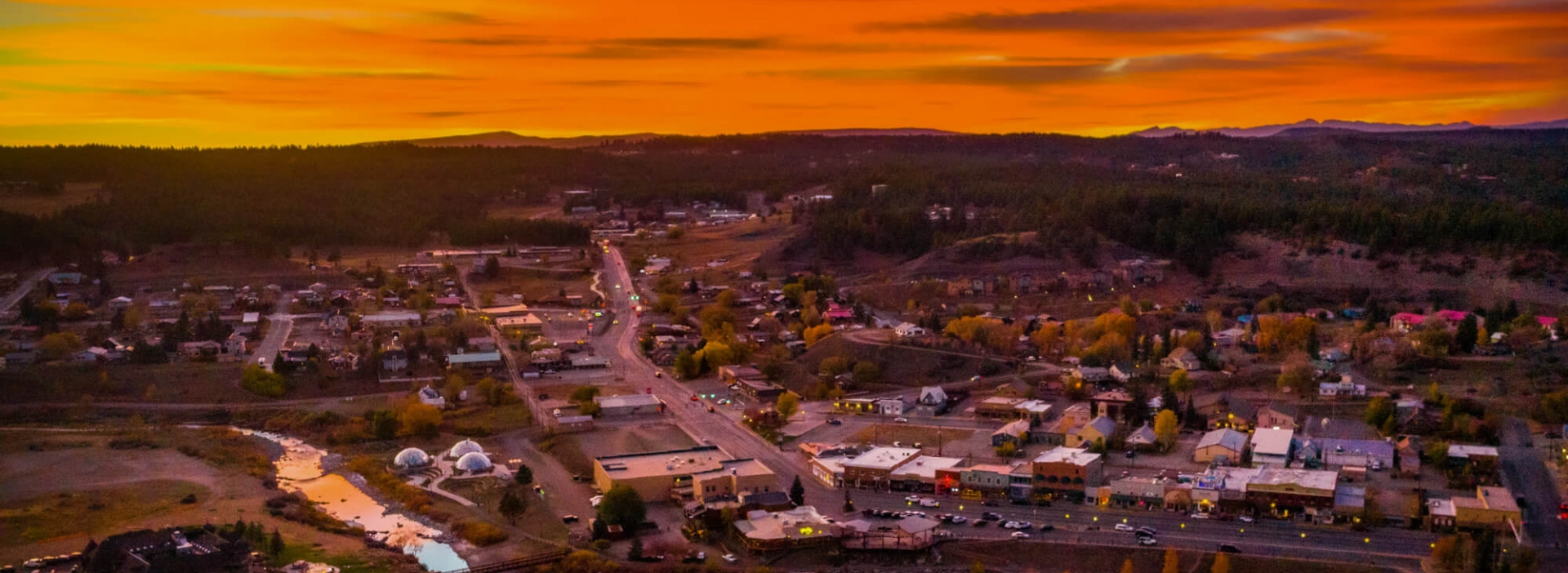 Downtown Pagosa Springs Sunset