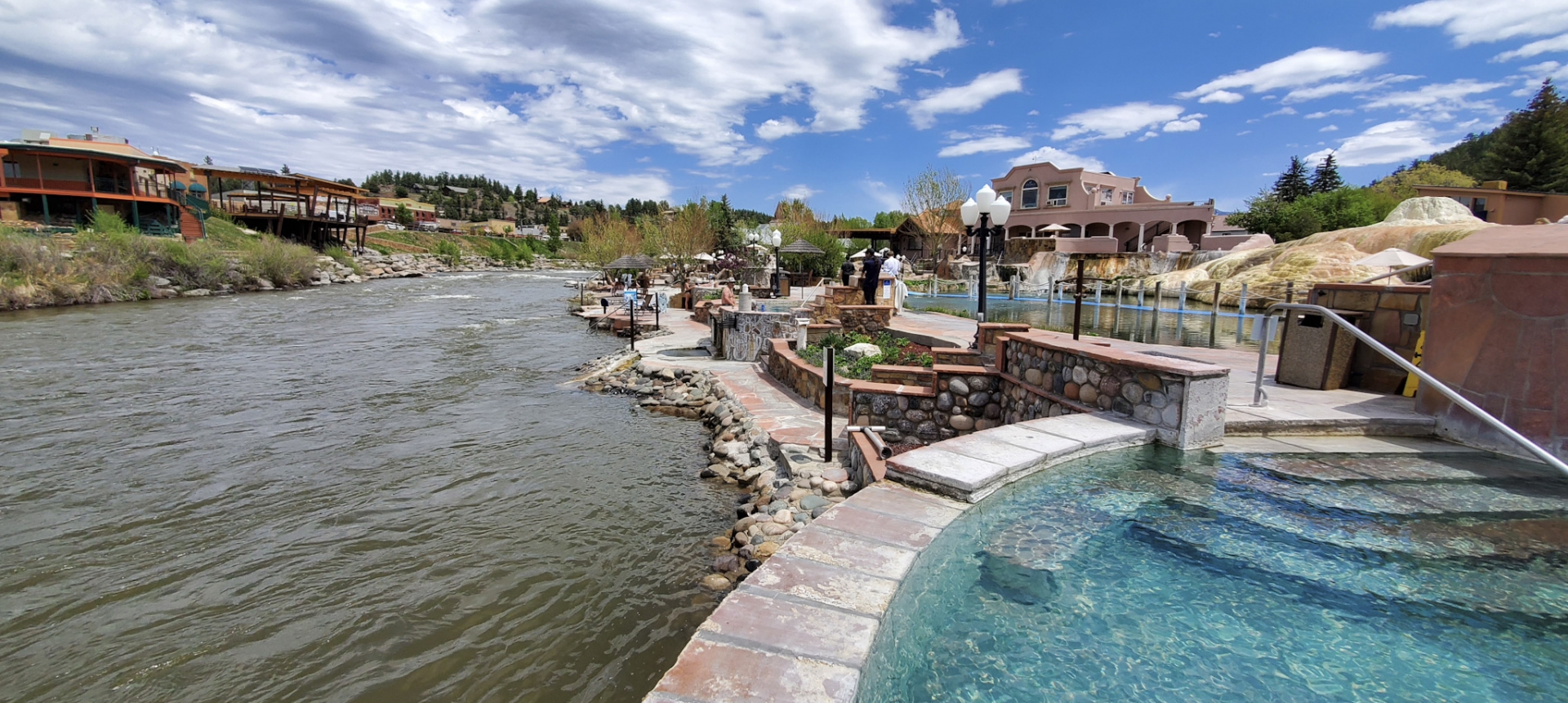 Contrast Bathing at Hot Springs