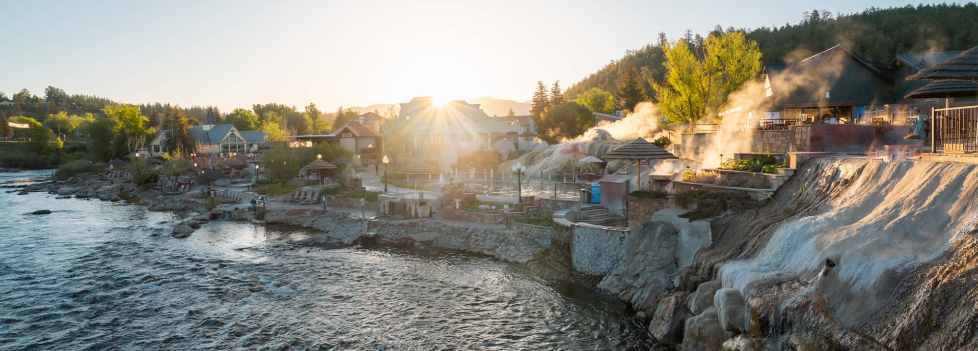 Sunset Overlooking The River