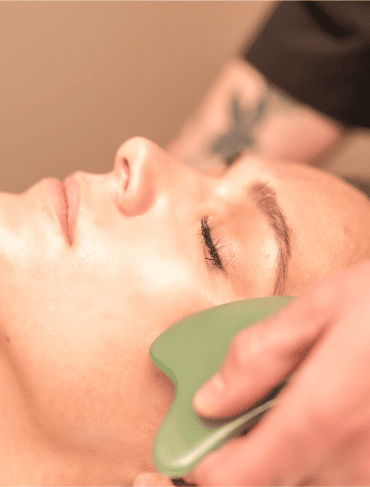 Woman receiving a thermal mineral spa treatment at The Springs Resort in Pagosa Springs, Colorado.