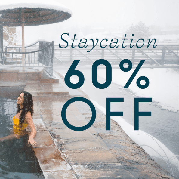 Enjoy a soothing soak in the hot springs at The Springs Resort, Pagosa Springs Colorado.